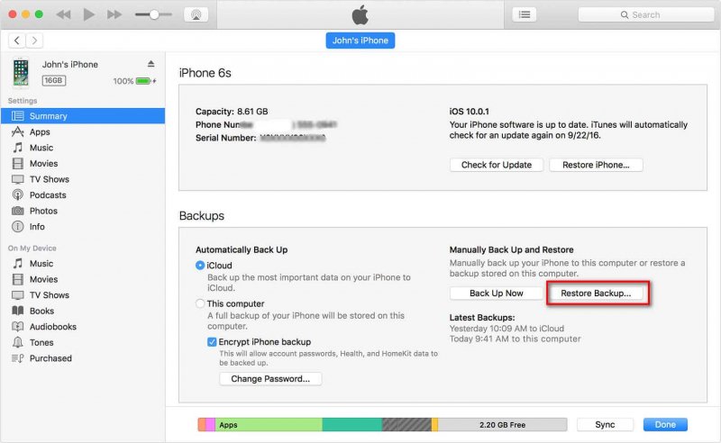 Actualice iTunes para resolver que iTunes no se pudo conectar a este iPhone No tiene permiso