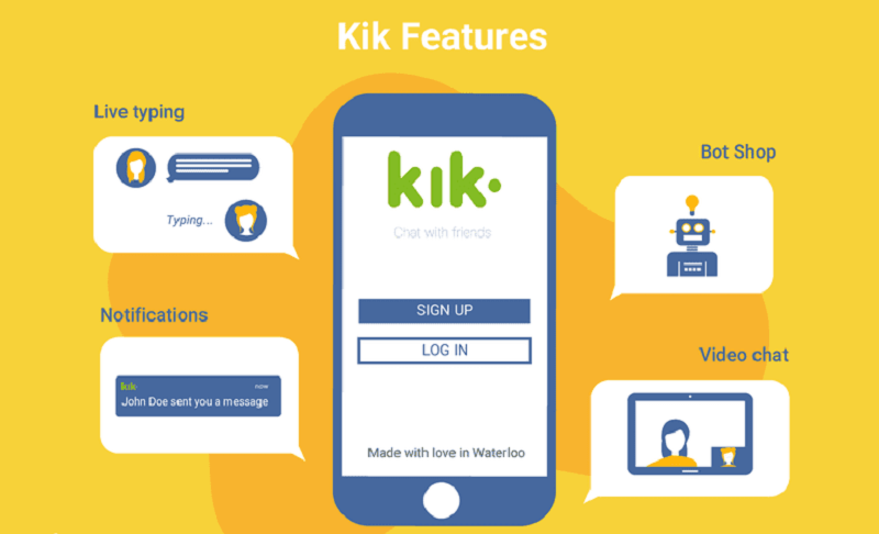 Recuperar mensajes de Kik después de cerrar la sesión