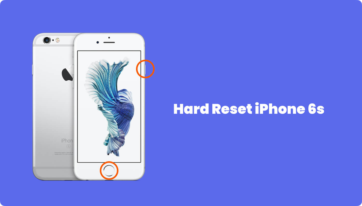 Hard Reset Iphone 6s para arreglar la muerte de la pantalla negra