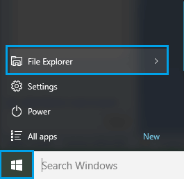 Explorador de archivos de Windows 10