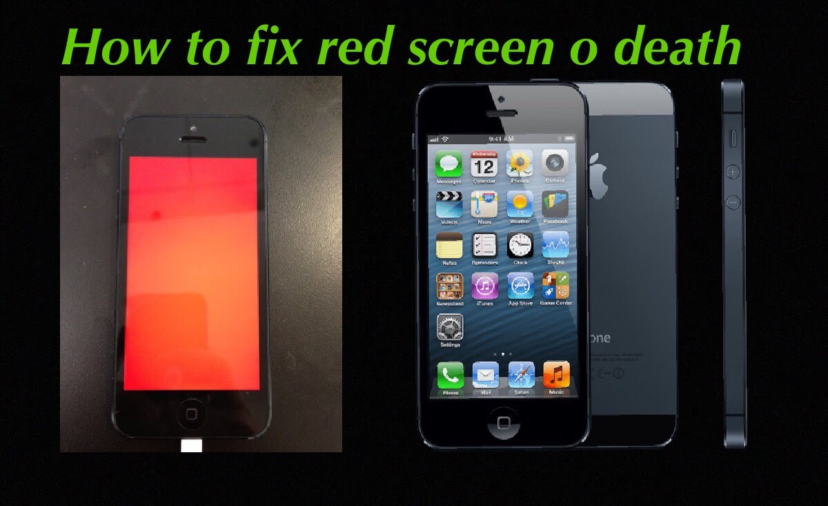 Arreglar pantalla roja muerte iphone