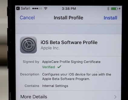Instalar Ios Beta Profile 02