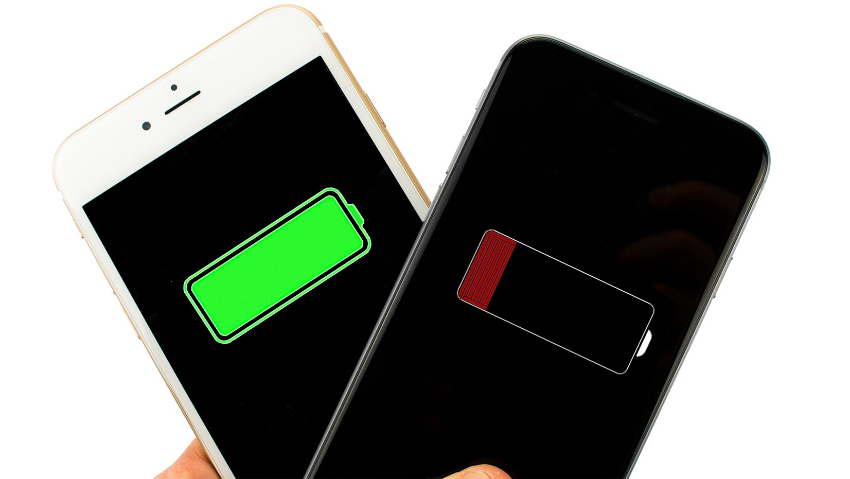 El iPhone se está cargando, pero la energía en realidad sigue siendo baja