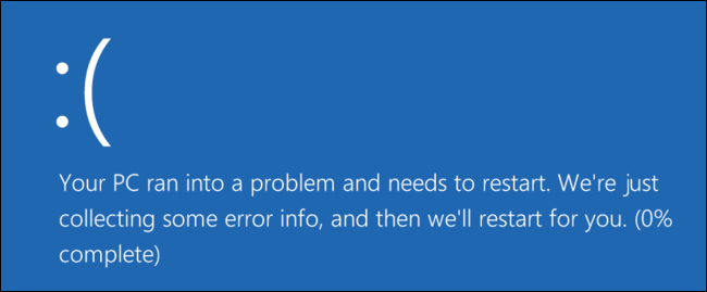 Corrección de pantalla azul de Windows 10