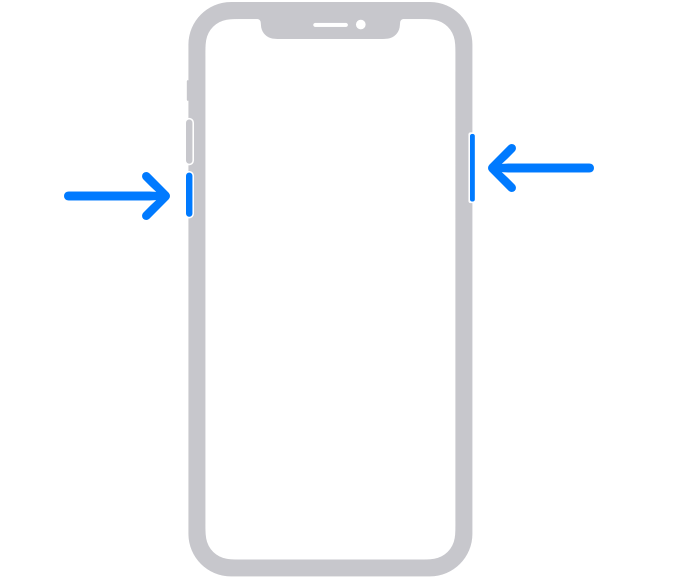 Forzar el reinicio de iPhon para arreglar el problema de la mitad inferior de la pantalla del iPhone que no funciona