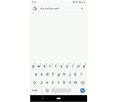 La búsqueda de Google no funciona en Android