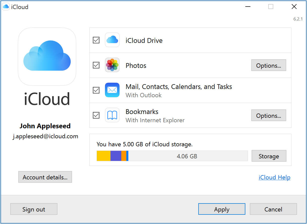 Encienda iCloud