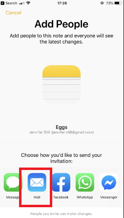 Cómo transferir notas desde el iPhone 13 a la computadora usando el correo electrónico
