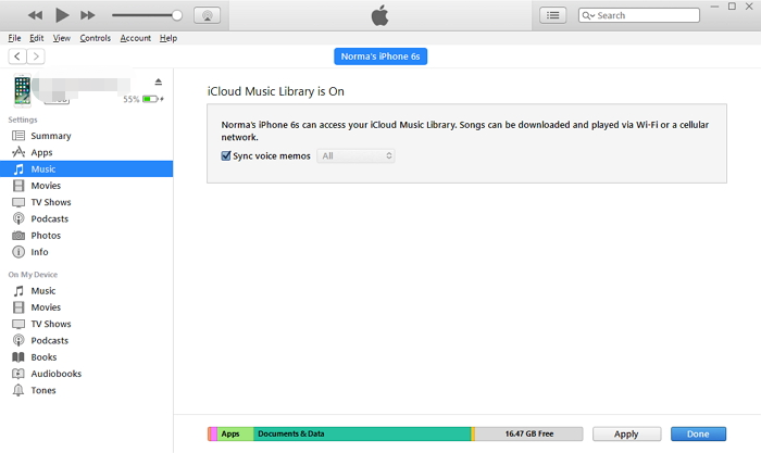 Cómo sacar las notas de voz del iPhone a través de iTunes y iTunes Sync