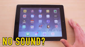 No hay sonido en Ipad