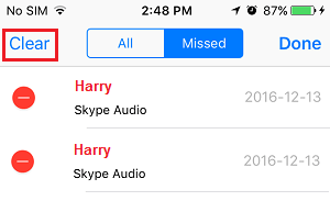 Borrar llamadas perdidas en iPhone para eliminar permanentemente el historial de iPhone