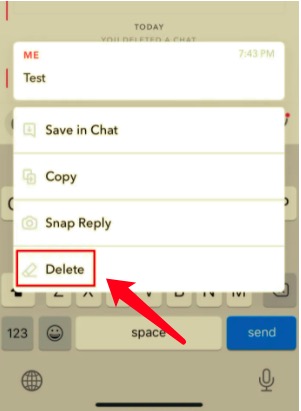 Cómo eliminar todos los mensajes de Snapchat manualmente