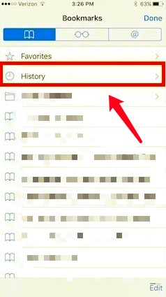 Eliminar marcadores en Safari desde iPhone manualmente
