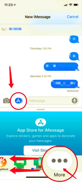 Elimine manualmente la aplicación iMessage de su iPhone