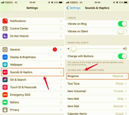 Cómo eliminar tonos de llamada de iPhone a través de la configuración