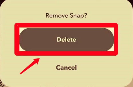 Eliminar imágenes de Snapchat de los recuerdos manualmente