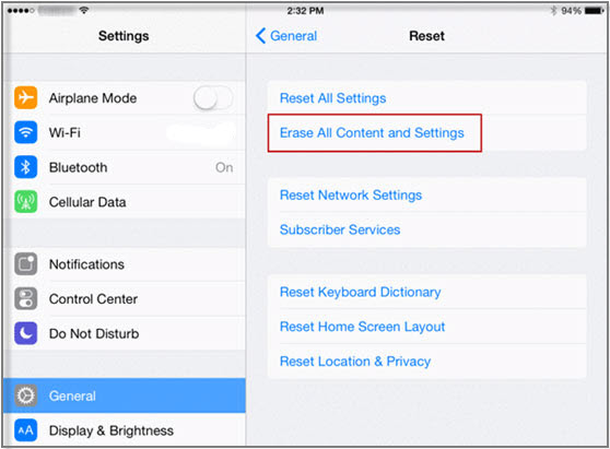 Borre todo el contenido y la configuración para eliminar permanentemente el historial del iPhone