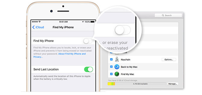 Deshabilitar Find My para reparar iPhone Borrar todo el contenido y la configuración no funciona