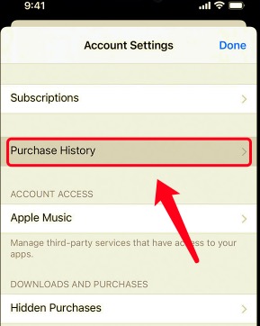 Cómo eliminar el historial de compras en iPhone manualmente