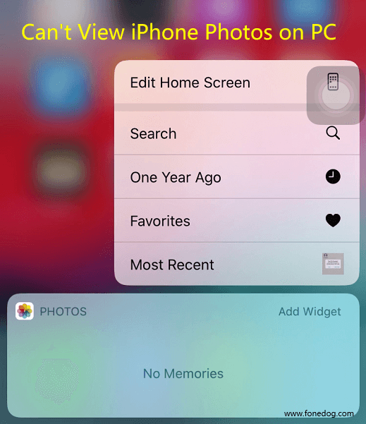 Razones por las que no puedes ver fotos de iPhone en la PC