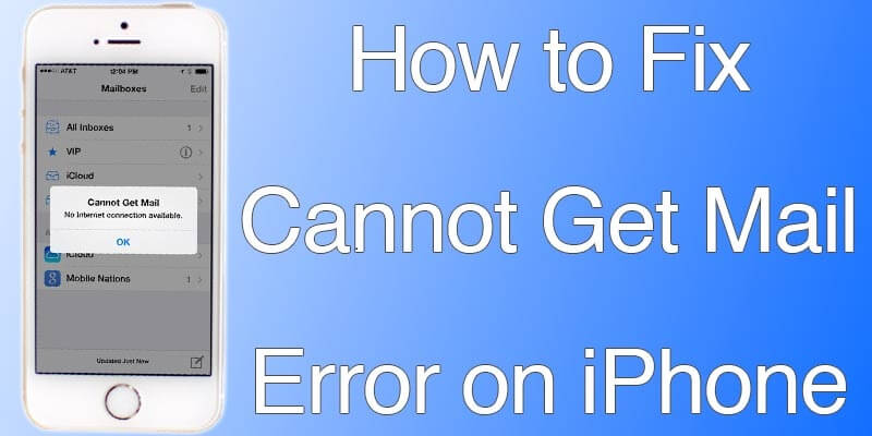 La conexión de correo de Iphone al servidor falló