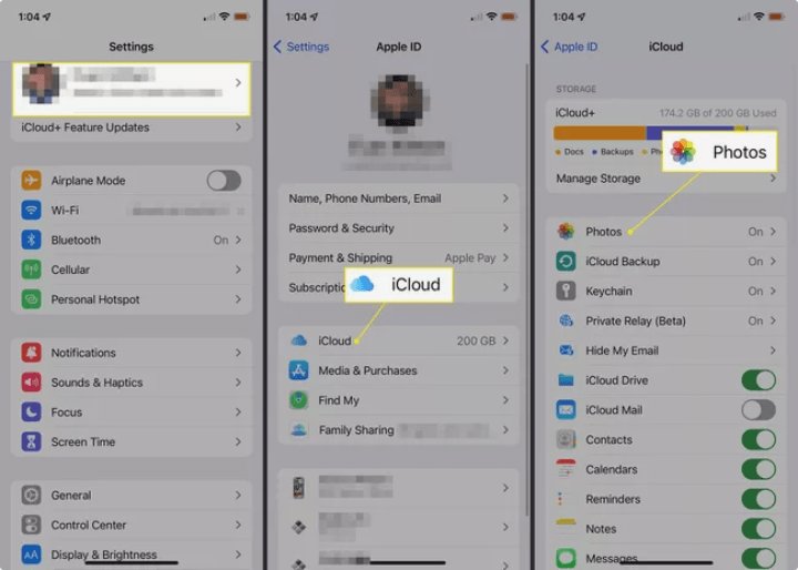 Configura iCloud en tu iPad a través de iCloud