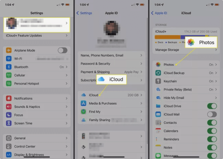 Ir a Fotos en iCloud