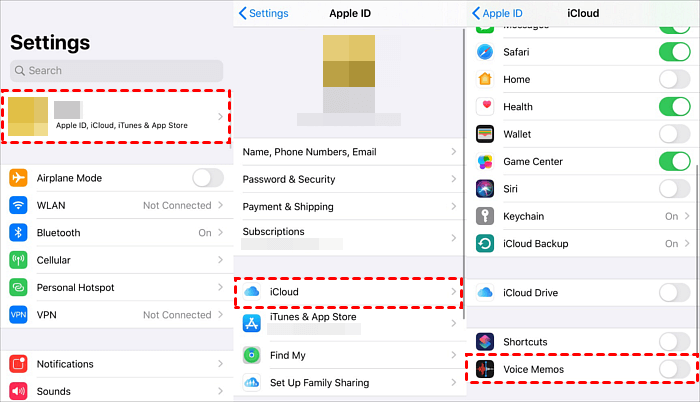 Recuperar notas de voz de iCloud: el método oficial