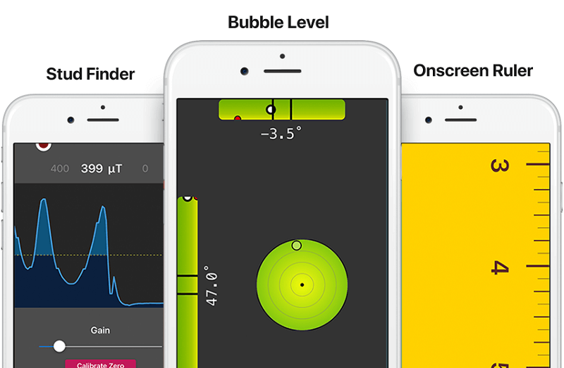 Aplicación de cinta de medición láser para iPhone