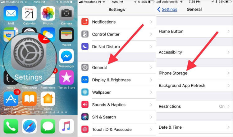 Borrar caché de aplicaciones de iPhone sin eliminar aplicaciones: descargar aplicaciones no utilizadas