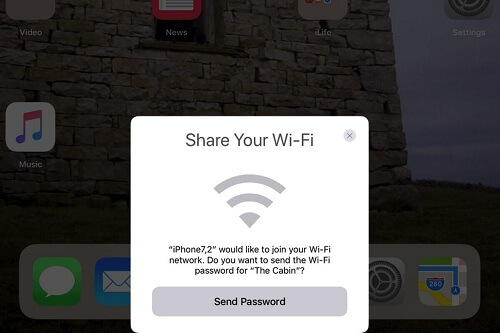 Comparte Wifi en iPhone