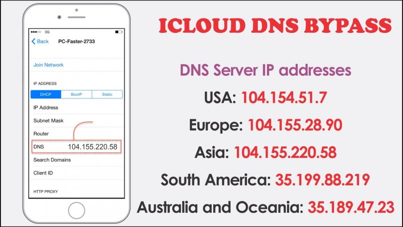 Cómo desbloquear iPhone con iCloud Bypass DNS
