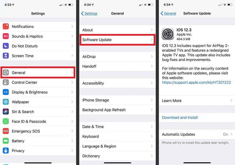Actualizar iOS para corregir mensajes muestra mensajes no leídos pero no hay ninguno
