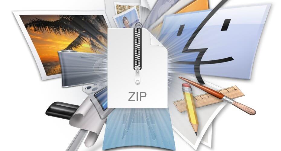 Crear un archivo Zip en Mac
