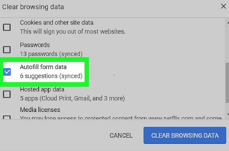 Eliminar Autocompletar en Mac