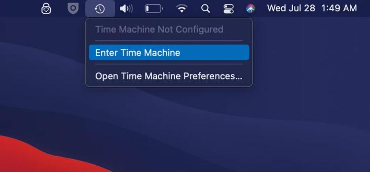 Recuperar fotos de una computadora Mac usando Time Machine