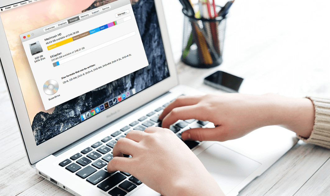 Cómo borrar el espacio en disco en Mac