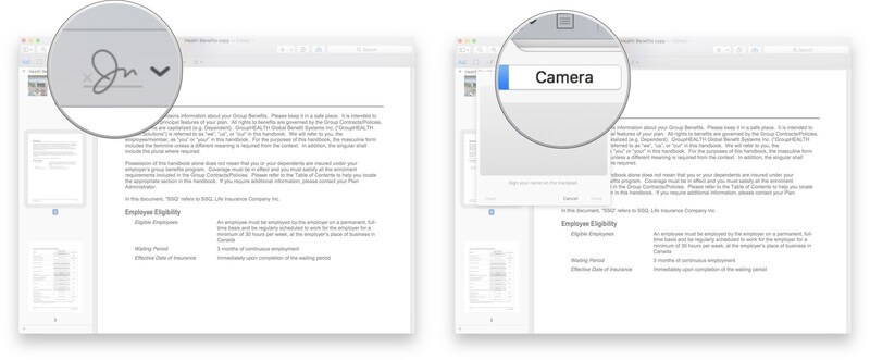 Cómo recortar una cámara fotográfica