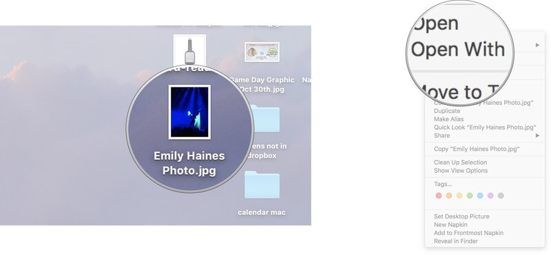 Cómo recortar una imagen abierta con