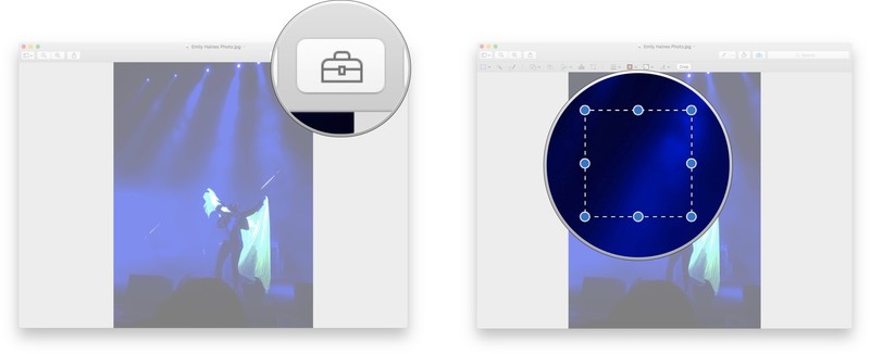 Cómo recortar una barra de herramientas de imagen