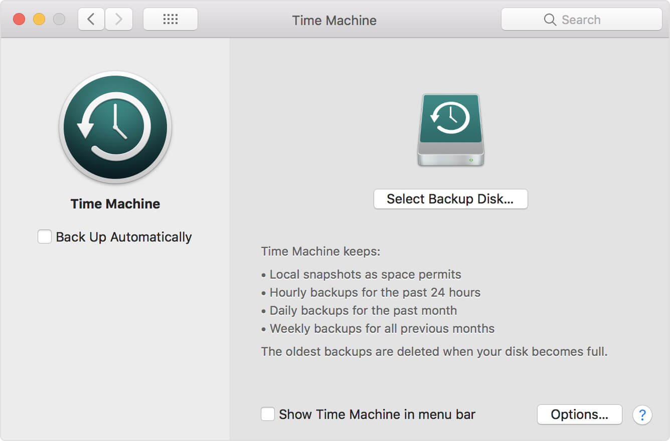 Cómo eliminar copias de seguridad en Mac Time Machine