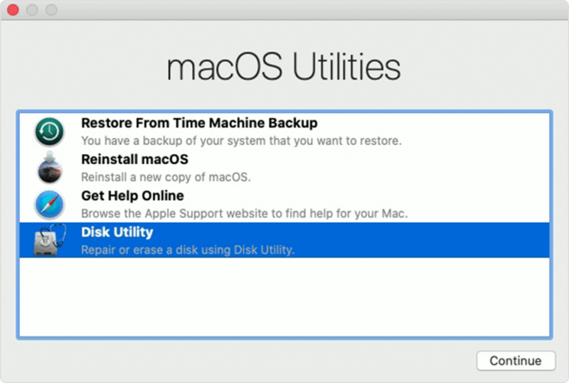 Cómo eliminar todo en Mac usando la Utilidad de Discos