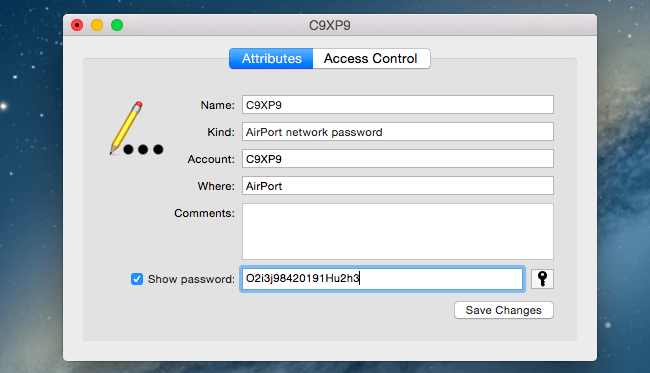 Cómo encontrar la contraseña de Wifi en Mac Mostrar contraseña