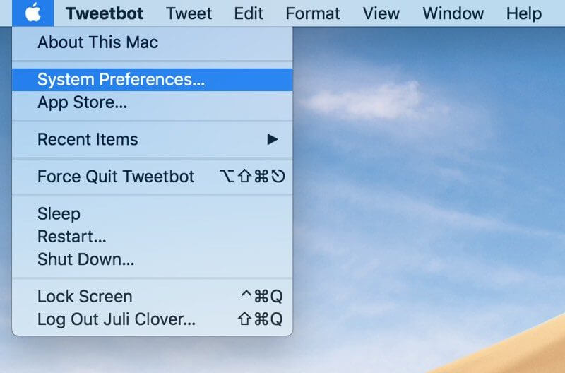 Cómo encontrar la contraseña de Wifi en las preferencias del sistema Mac