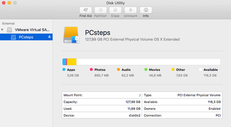 Mac cambiar el tamaño de la partición sin borrar con la utilidad de disco