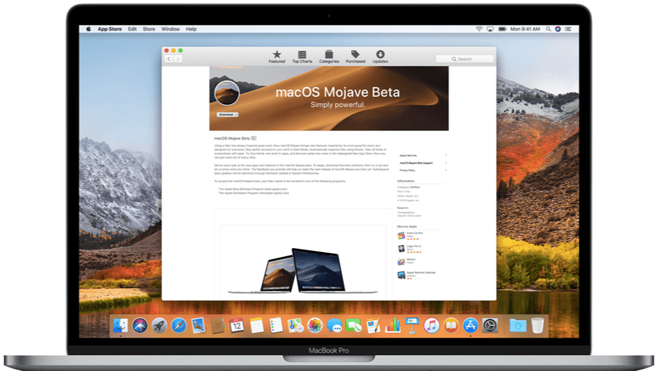 ¿Qué nuevo Macos Mojave Desktop?