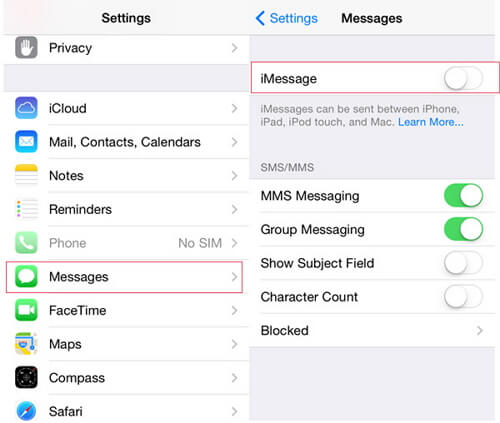 Habilite su Imessage Iphone