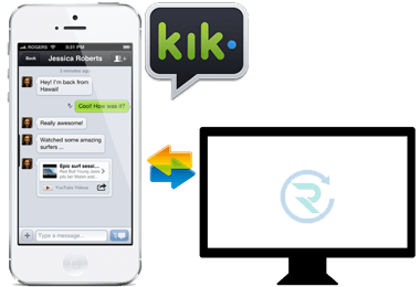 Copia de seguridad de mensajes de Iphone Kik