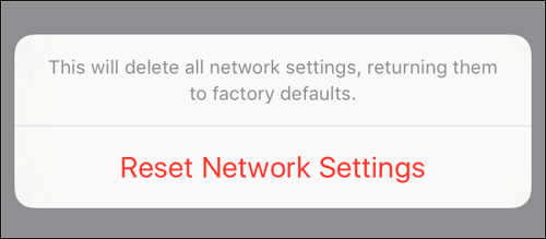 Restablecer la configuración de red
