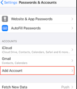 Agregar cuenta de Google en iPhone